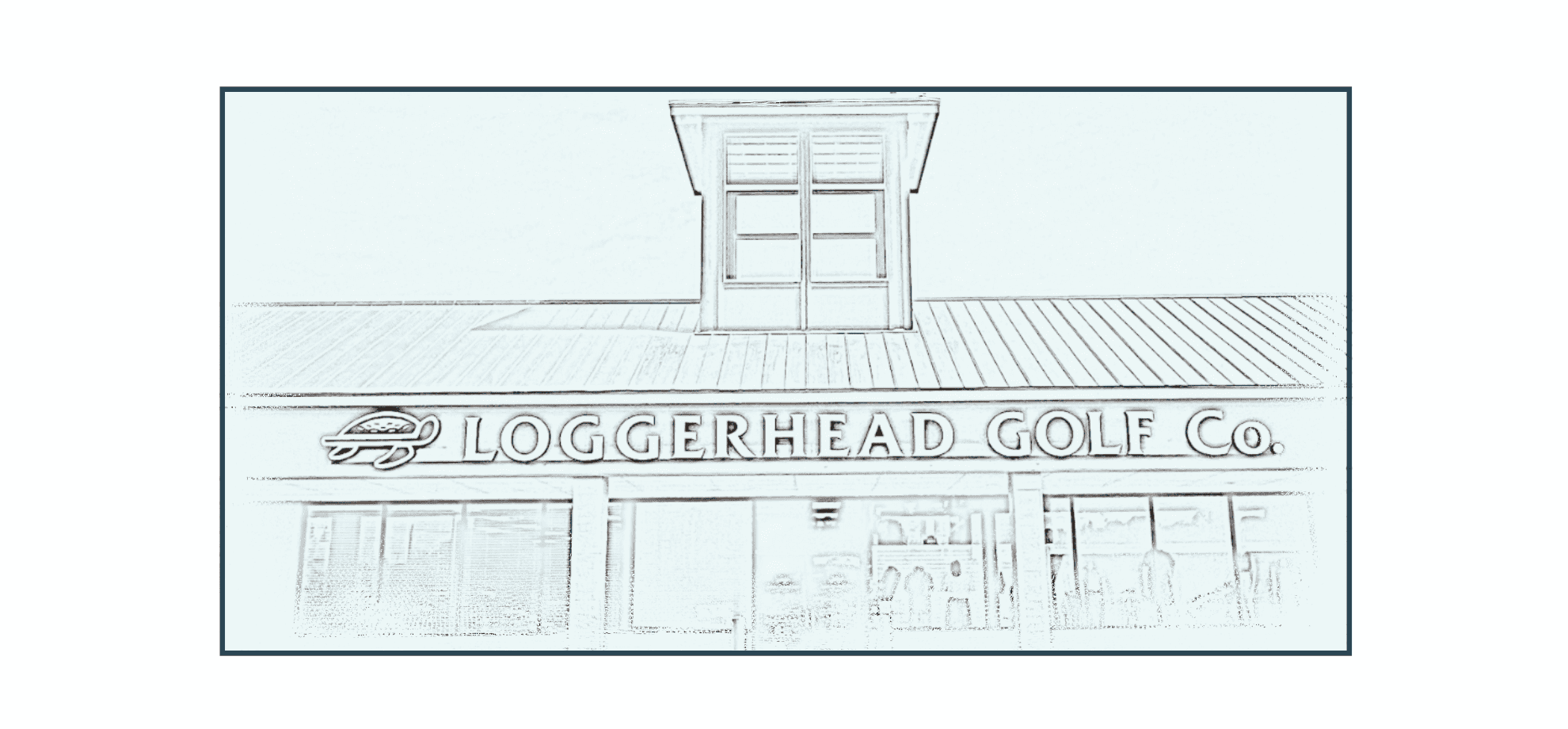 Loggerhead-golf-flagship-wilmington-sketch